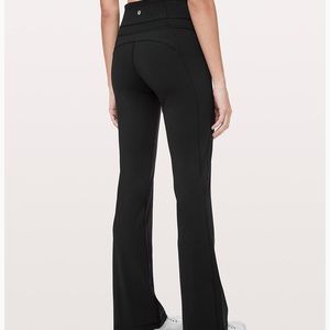 Groove pant flare size 6 black